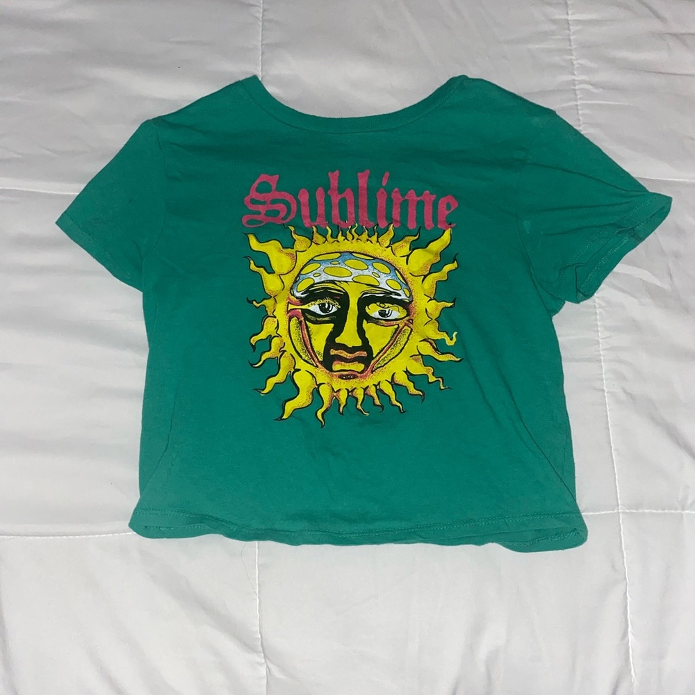 Sublime Women's Green Short Sleeve Tee